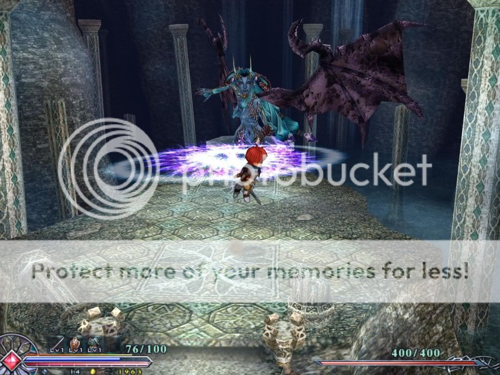 Ys Oath in Felghana Boss Battle